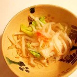 蟹はないけどカニ風味♪　蒸し鍋